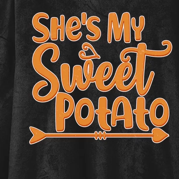 She's My Sweet Potato Hooded Wearable Blanket