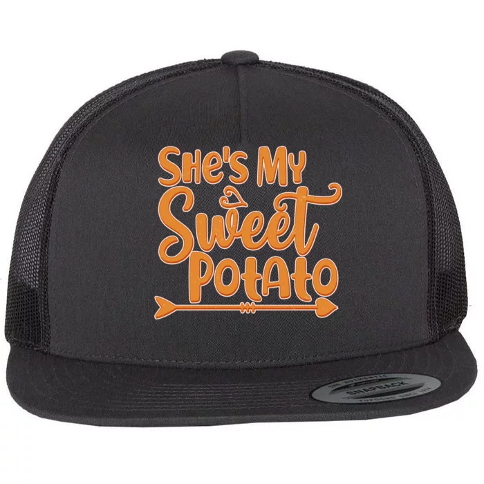 She's My Sweet Potato Flat Bill Trucker Hat