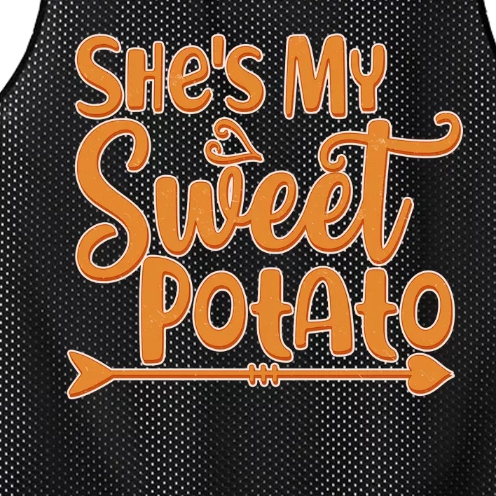 She's My Sweet Potato Mesh Reversible Basketball Jersey Tank