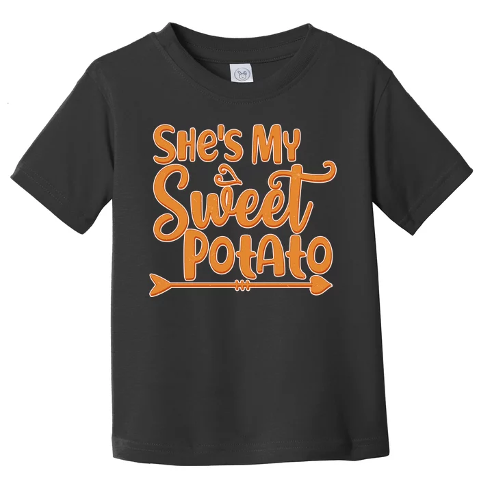 She's My Sweet Potato Toddler T-Shirt