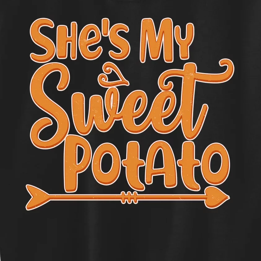 She's My Sweet Potato Kids Sweatshirt