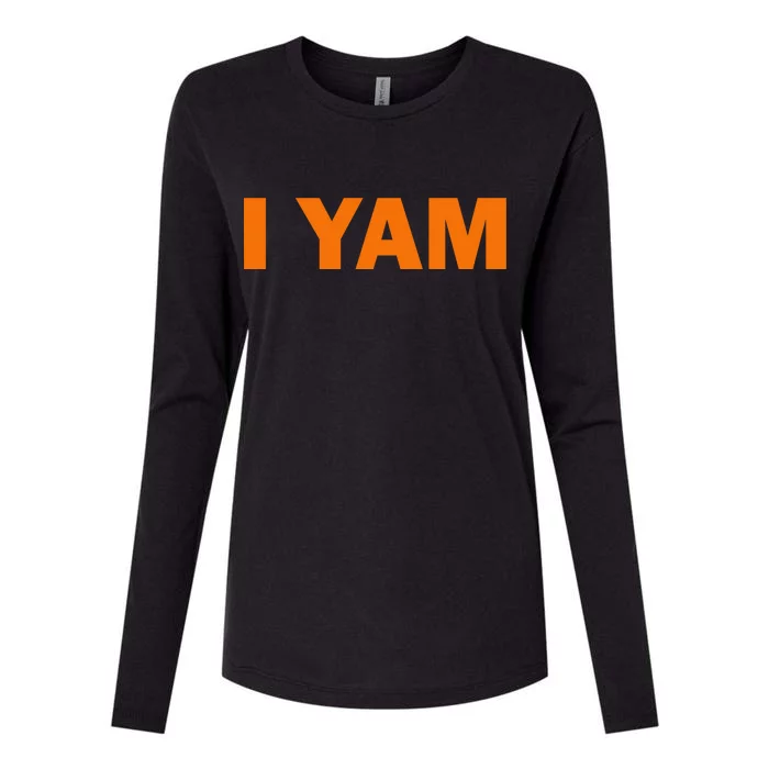 She's My Sweet Potato I YAM Matching Couples Womens Cotton Relaxed Long Sleeve T-Shirt