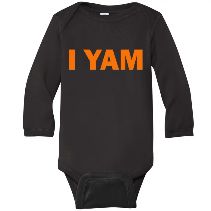 She's My Sweet Potato I YAM Matching Couples Baby Long Sleeve Bodysuit