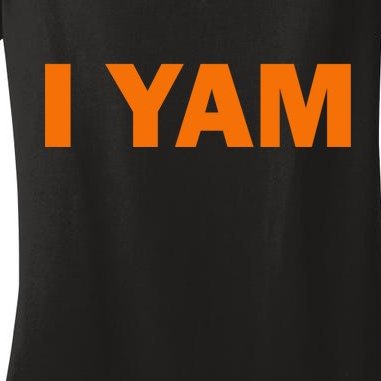 She's My Sweet Potato I YAM Matching Couples Women's V-Neck T-Shirt