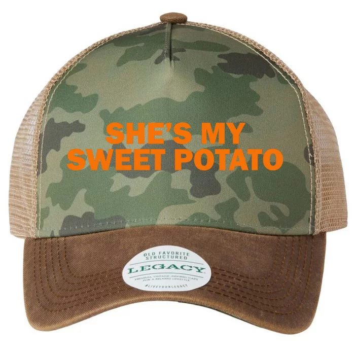 She's My Sweet Potato Matching Couples Legacy Tie Dye Trucker Hat