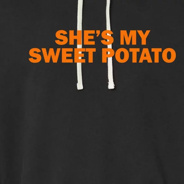 She's My Sweet Potato Matching Couples Garment-Dyed Fleece Hoodie