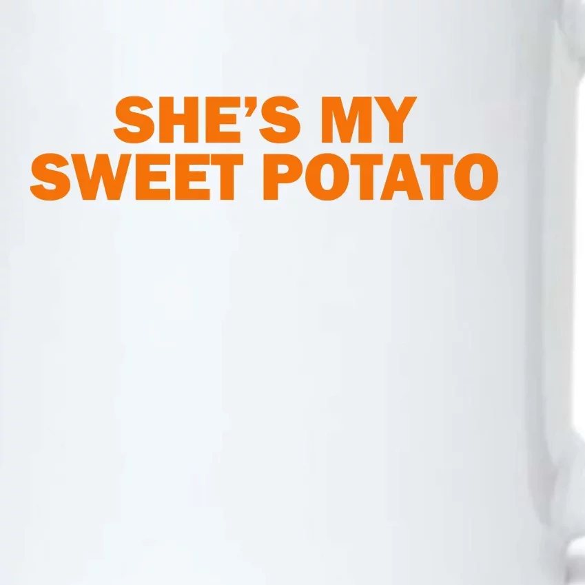 She's My Sweet Potato Matching Couples Black Color Changing Mug