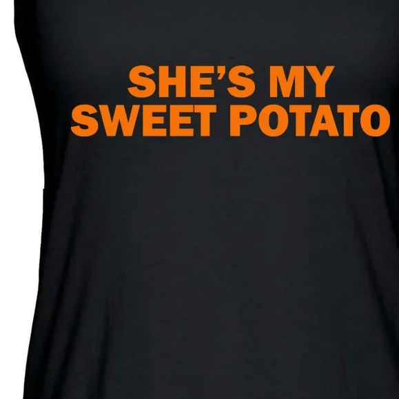 She's My Sweet Potato Matching Couples Ladies Essential Flowy Tank