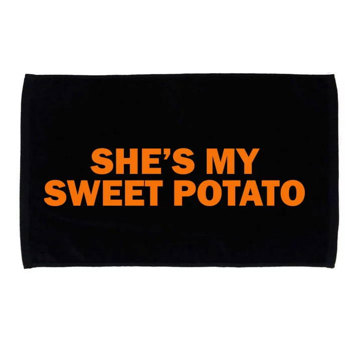 She's My Sweet Potato Matching Couples Microfiber Hand Towel