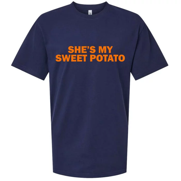 She's My Sweet Potato Matching Couples Sueded Cloud Jersey T-Shirt