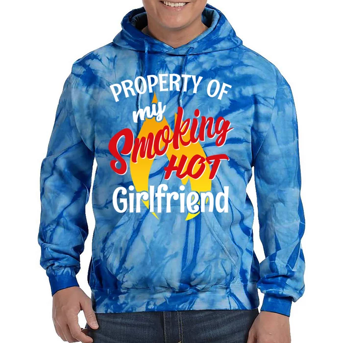 Smoking Hot Friend I Love My Hot Friend Gift Tie Dye Hoodie