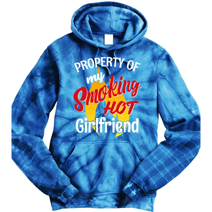 Smoking Hot Friend I Love My Hot Friend Gift Tie Dye Hoodie