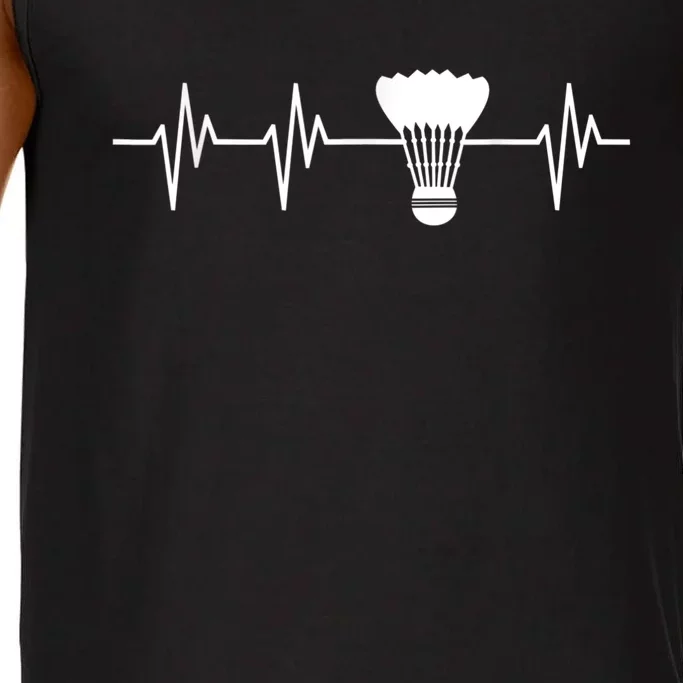 Shuttlecock Heartbeat Funny Badminton Player Comfort Colors® Tank Top