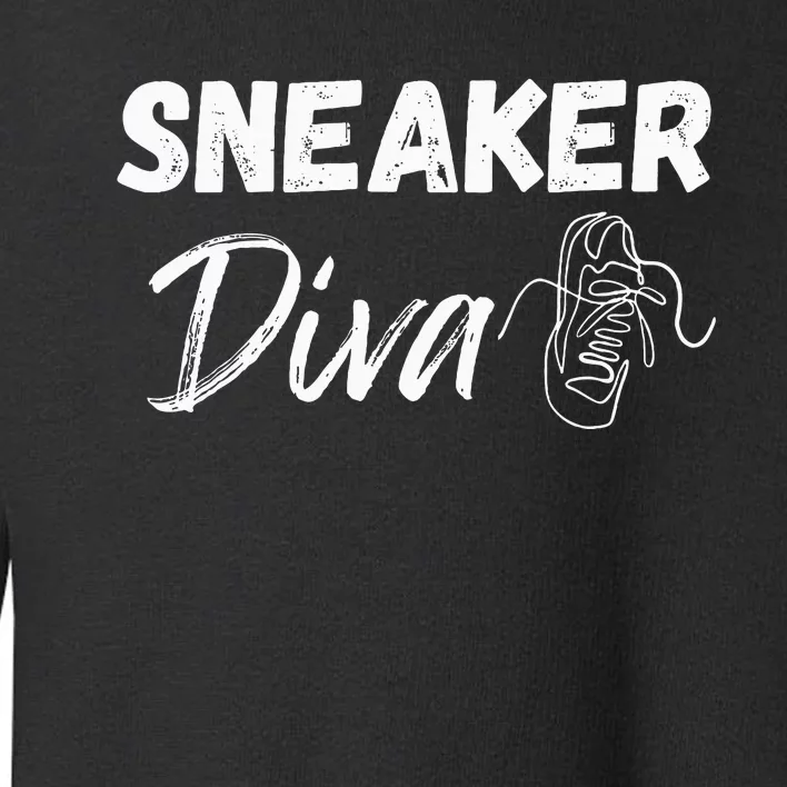 Sneaker Head Fans Sneaker Diva Toddler Sweatshirt