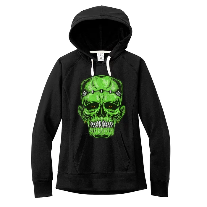 Scary Halloween F.R.A.N.K.E.N.S.T.E.I.N Monster Costume Women's Fleece Hoodie