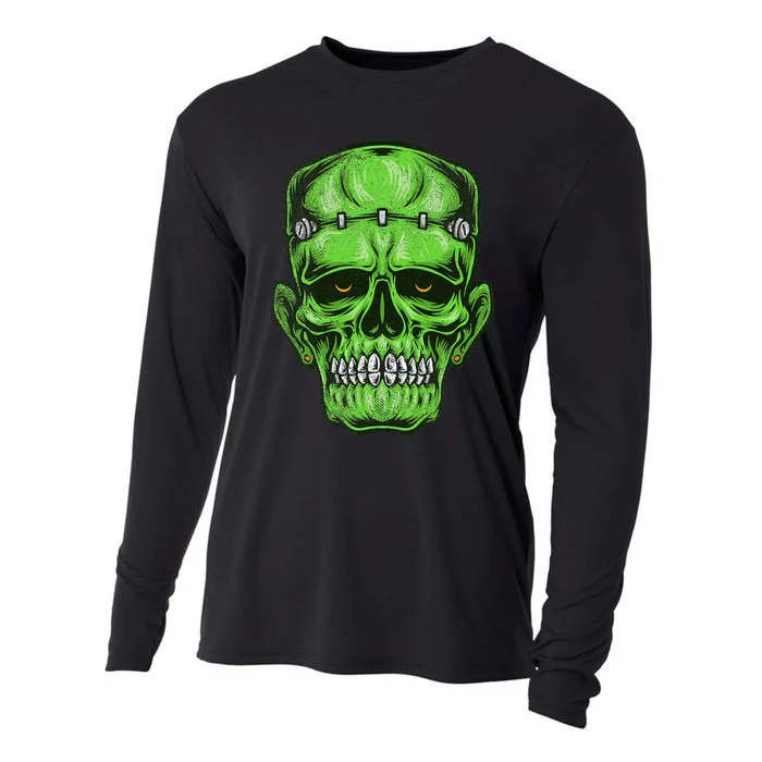 Scary Halloween F.R.A.N.K.E.N.S.T.E.I.N Monster Costume Cooling Performance Long Sleeve Crew