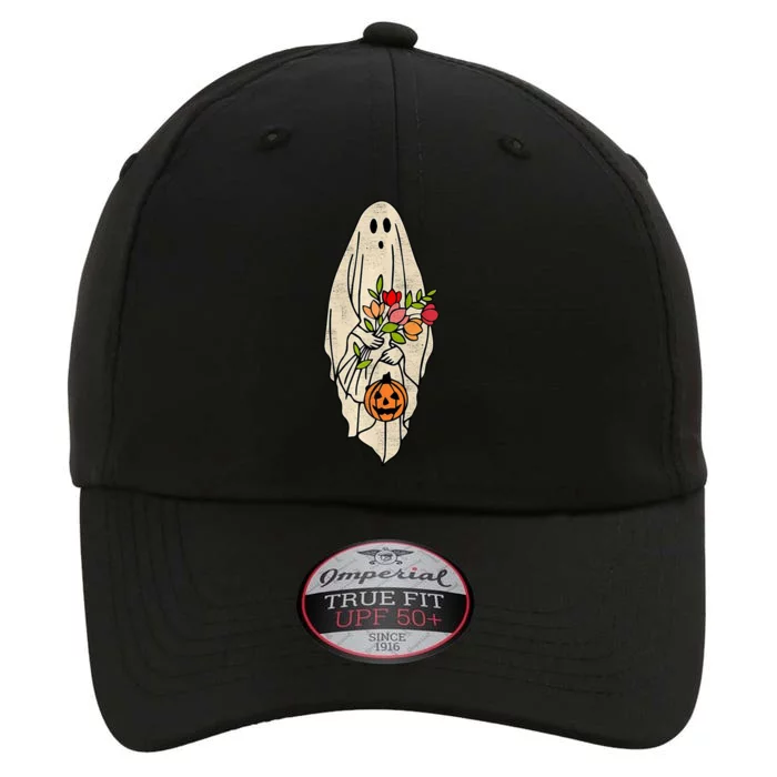 Spooky Halloween Floral Ghost The Original Performance Cap