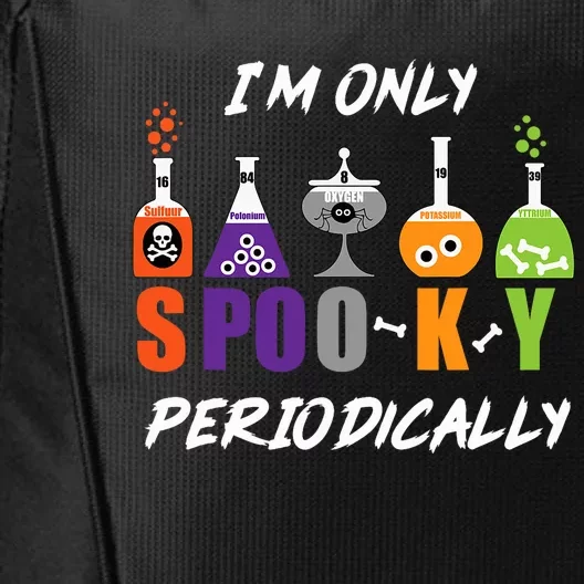 Science Halloween Funny Spooky Periodic Table City Backpack