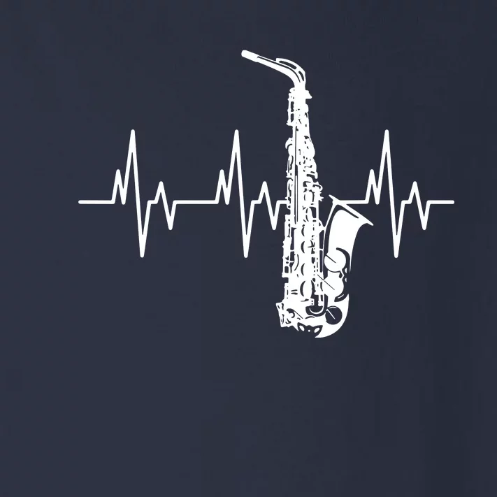 Saxophone Heartbeat Funny EKG Sax Player Gift Men Women Toddler Long Sleeve Shirt