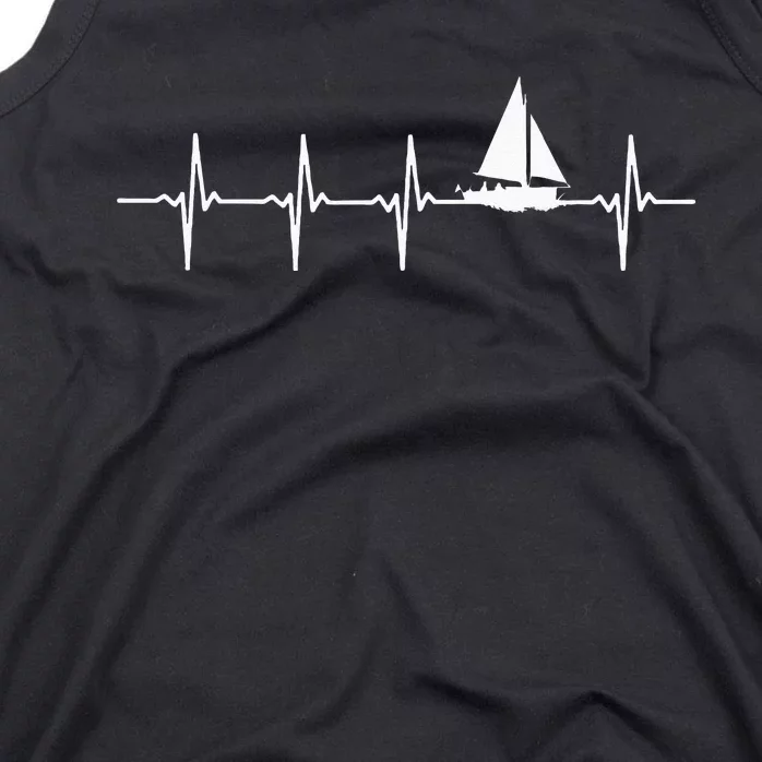 Sailing Heartbeat For Sailors Tank Top