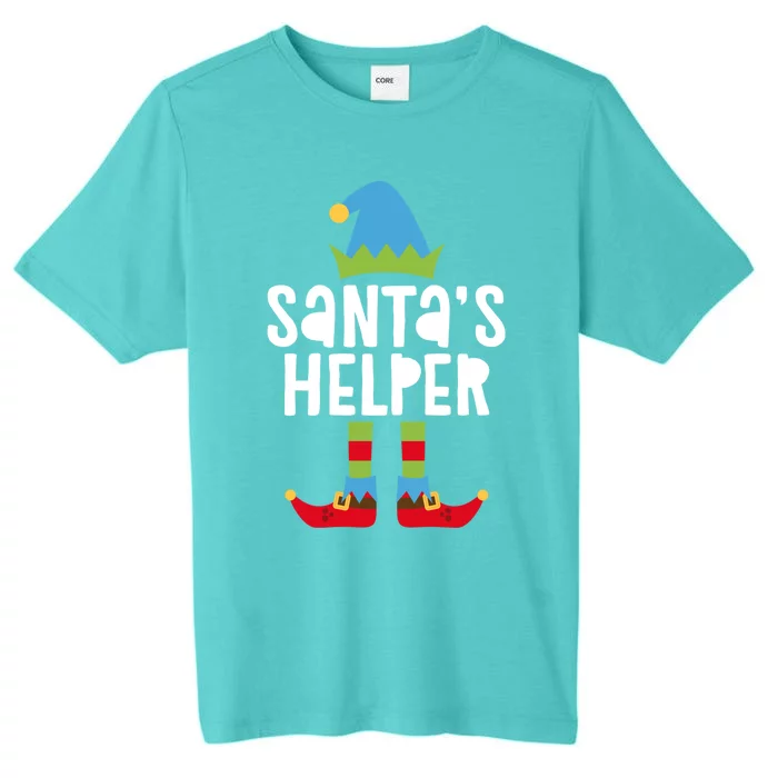 SantaS Helper Funny Gift Matching Christmas Elves Gift ChromaSoft Performance T-Shirt