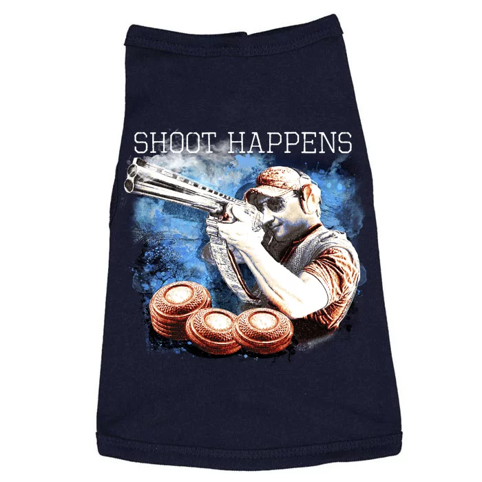 Shoot Happens Funny Trap Shooting Doggie Tank