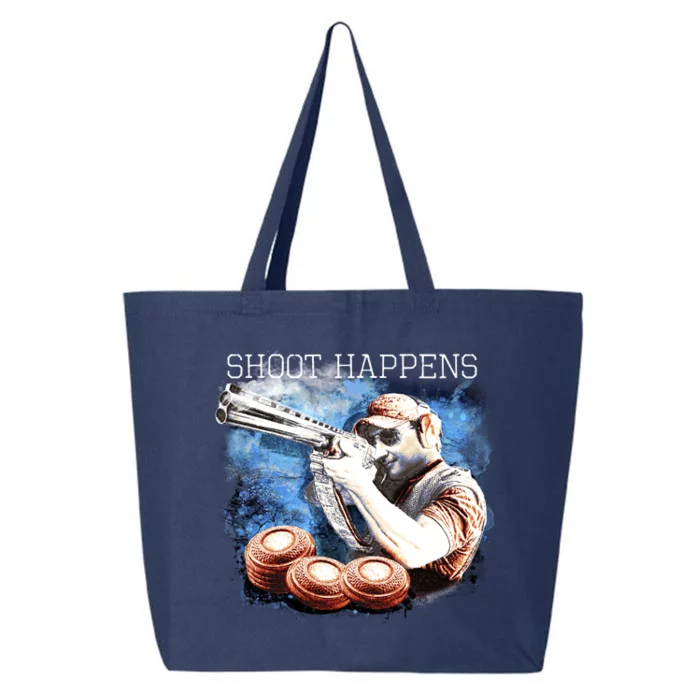 Shoot Happens Funny Trap Shooting 25L Jumbo Tote