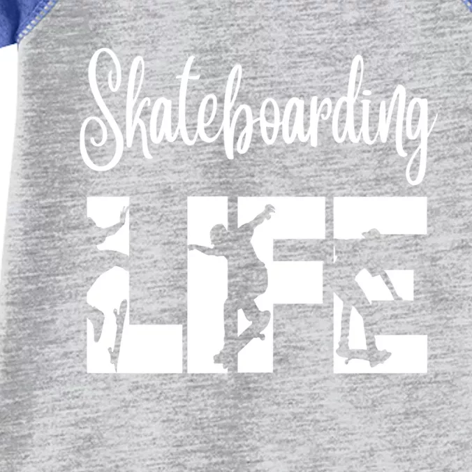 Skaters Having Fun Pro Skateboarding Life Gift For N Gift Infant Baby Jersey Bodysuit