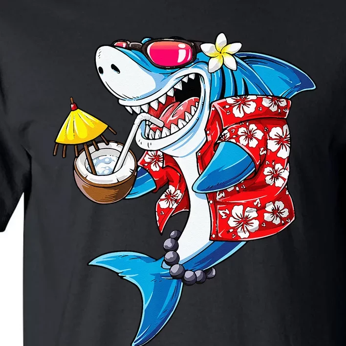 Shark Hawaiian Funny Aloha Hawaii Beach Jawsome Gifts Tall T-Shirt