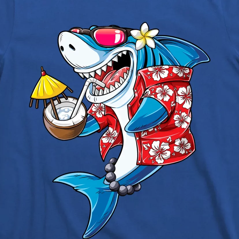 Shark Hawaiian Funny Aloha Hawaii Beach Jawsome Funny Gift Cool Gift T-Shirt