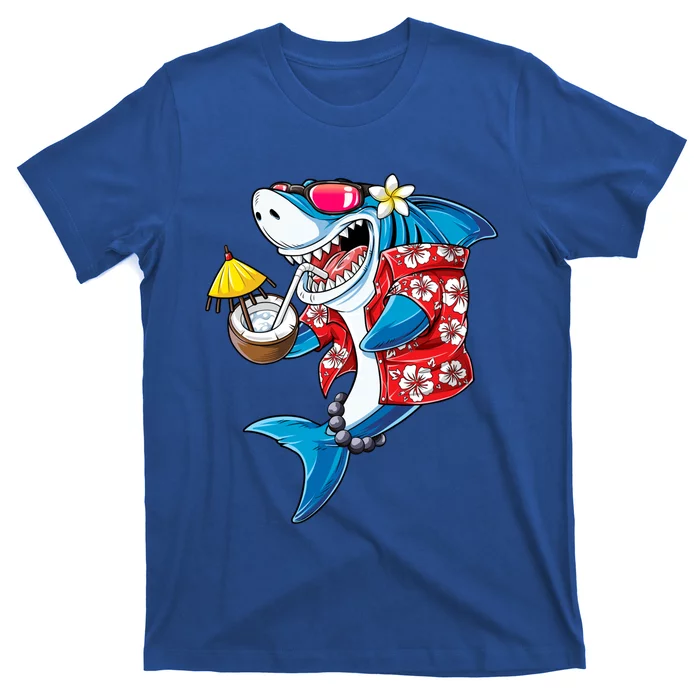 Shark Hawaiian Funny Aloha Hawaii Beach Jawsome Funny Gift Cool Gift T-Shirt