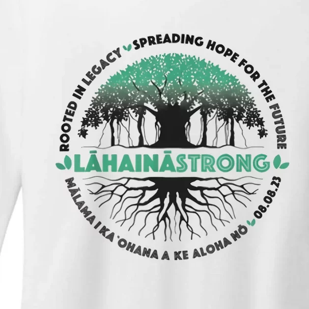 Spreading Hope For Future Strong Support Lahaina Hawaii Womens CVC Long Sleeve Shirt