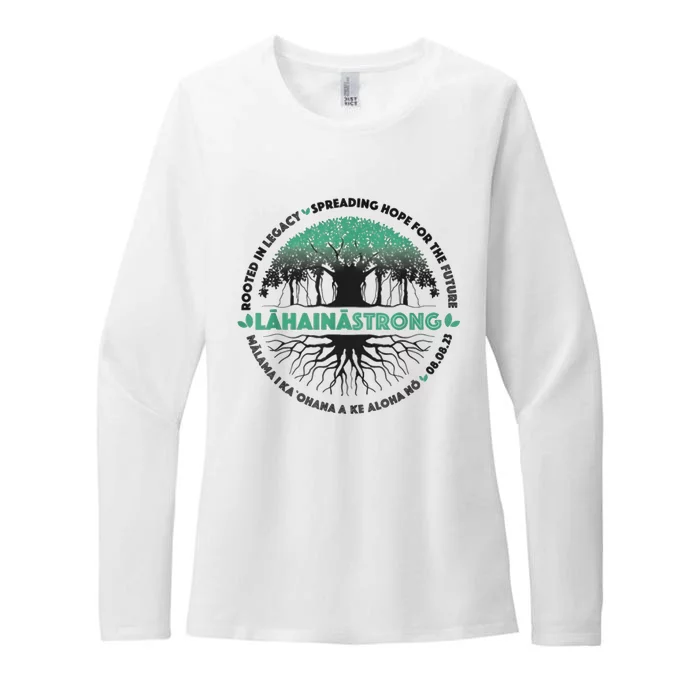 Spreading Hope For Future Strong Support Lahaina Hawaii Womens CVC Long Sleeve Shirt