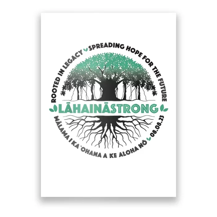 Spreading Hope For Future Strong Support Lahaina Hawaii Poster