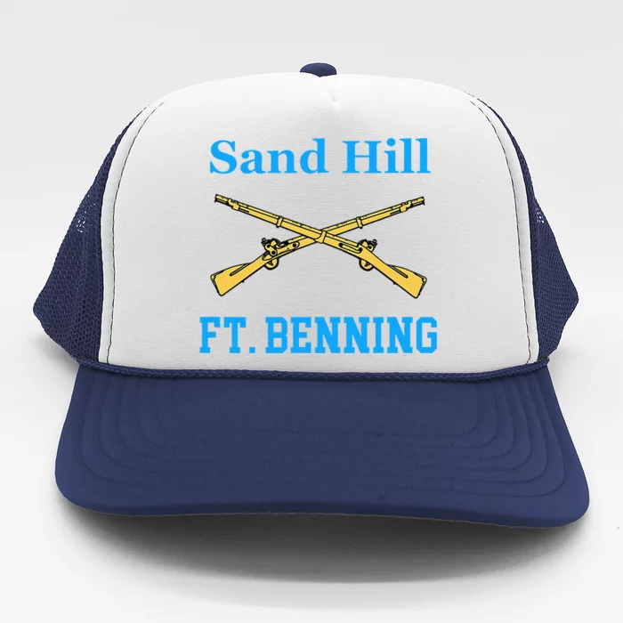 Sand Hill Fort Benning U.S. Army Infantry Grunt Trucker Hat