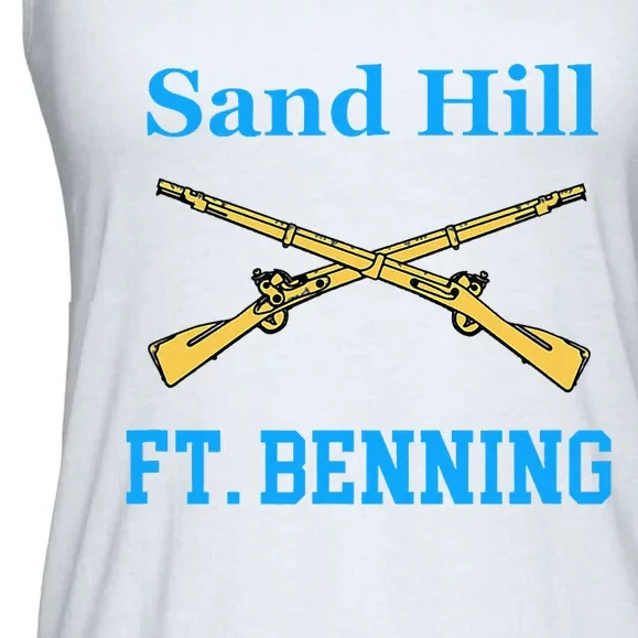 Sand Hill Fort Benning U.S. Army Infantry Grunt Ladies Essential Flowy Tank