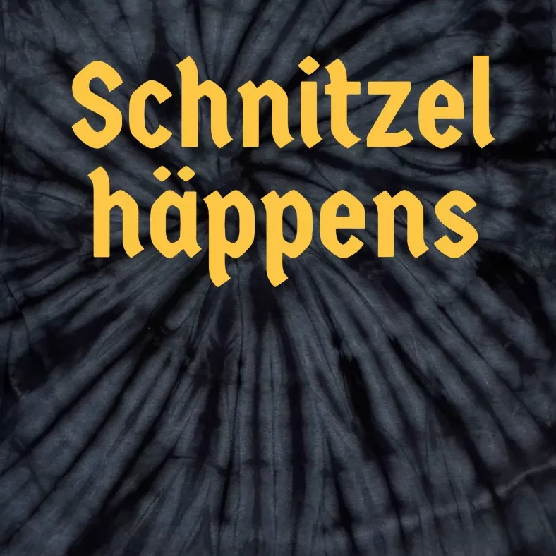 Schnitzel Happens Funny German Beer Oktoberfest Tie-Dye T-Shirt