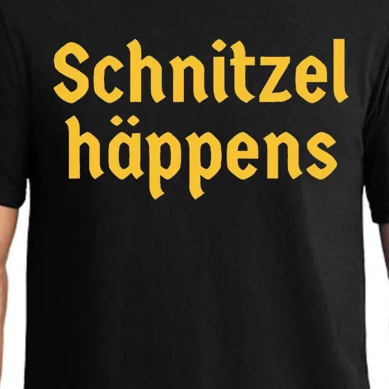 Schnitzel Happens Funny German Beer Oktoberfest Pajama Set