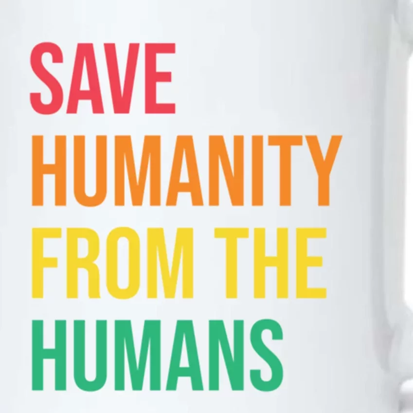 Save Huity From Hu Social Justice Kindness Equality Gift Black Color Changing Mug