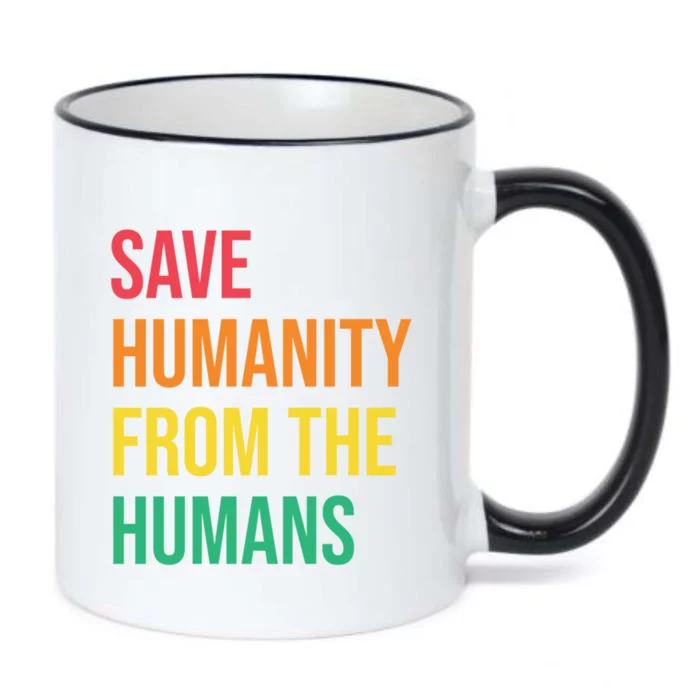 Save Huity From Hu Social Justice Kindness Equality Gift Black Color Changing Mug