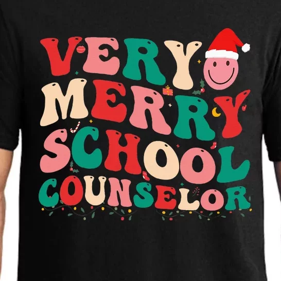 Santa's Helper Festive School Counselor Elf for Christmas Pajama Set