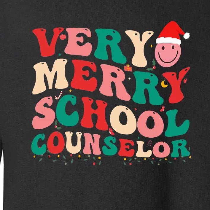 Santa's Helper Festive School Counselor Elf for Christmas Toddler Sweatshirt