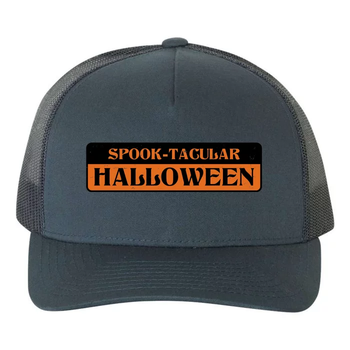 Spooktacular Halloween Festive Yupoong Adult 5-Panel Trucker Hat