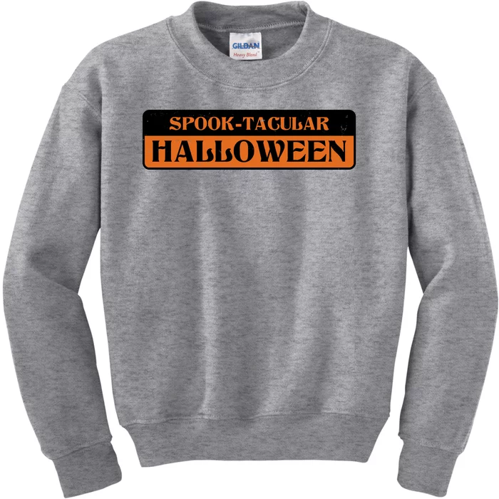 Spooktacular Halloween Festive Kids Sweatshirt