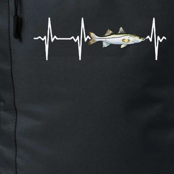 Snook Heartbeat For Saltwater Fish Fishing Lovers Daily Commute Backpack