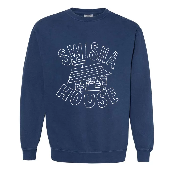 Swisha House Funny Garment-Dyed Sweatshirt