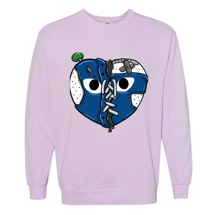 Shoes Heart French Blue 13s Matching Premium Garment-Dyed Sweatshirt