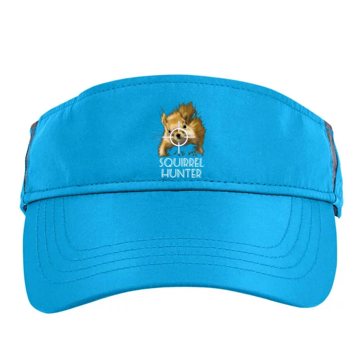 Squirrel Hunter Funny Squirrel Shooting Hunting Cool Gift Adult Drive Performance Visor