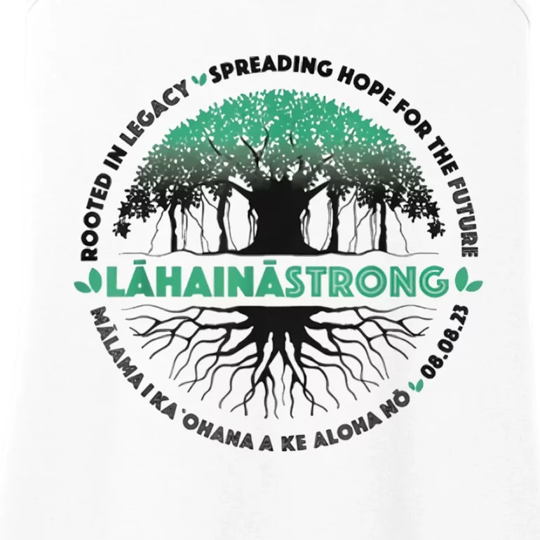 Spreading Hope For Future Strong Support Lahaina Hawaii Ladies Essential Tank