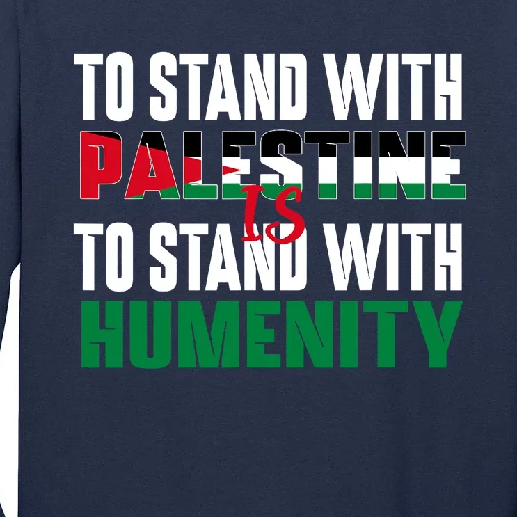 Scattered Humanity For Free Gaza Gazabombing Tall Long Sleeve T-Shirt